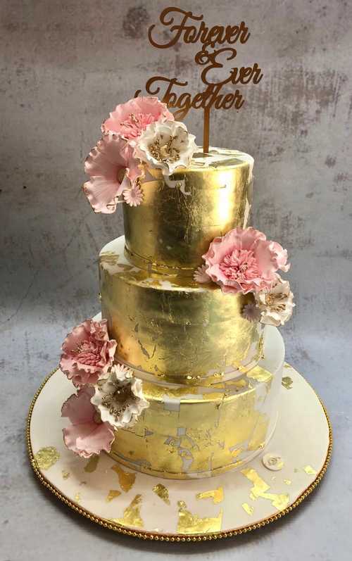 Metallic Custom Cake