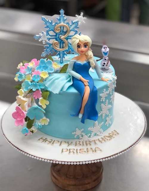 Frozen Theme Cake