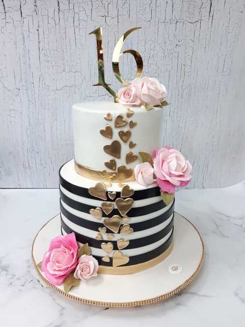 Black & White Cake