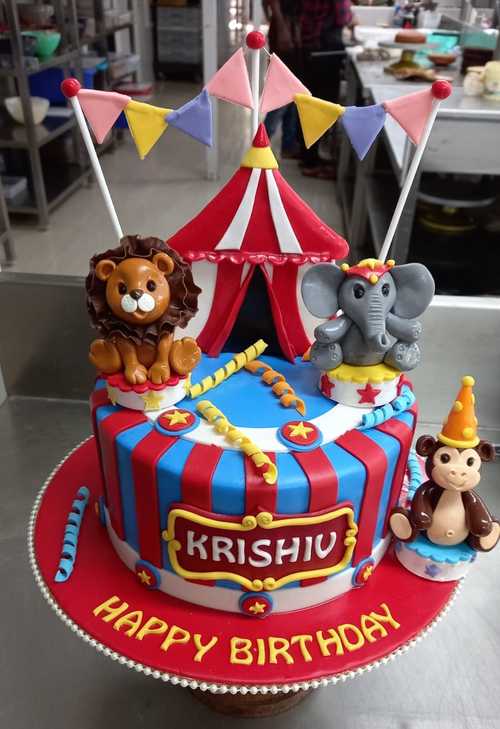 Circus Theme Cake