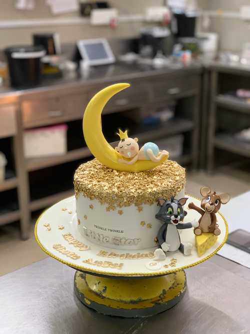 Tom and Jerry Theme Cake