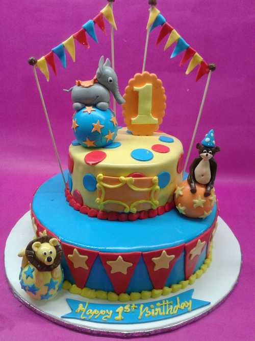 Circus-Theme-3d-Cake